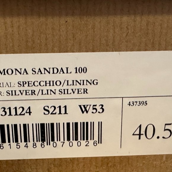 Christian Louboutin ANEMONA 100 Feather Bow Metallic Sandals Heels Shoes - Picture 16 of 16